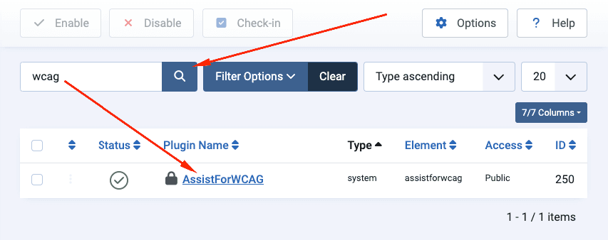 joomla plugin accessibility
