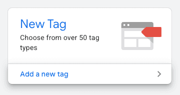 GTM - new tag